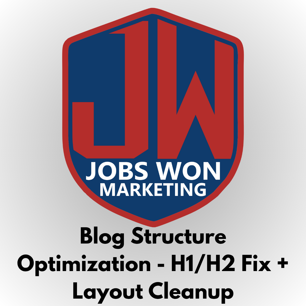 Blog Structure Optimization — H1/H2 Fix + Layout Cleanup
